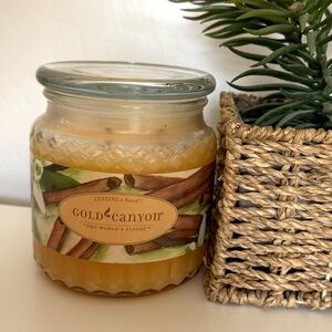 New GOLD CANYON Candle Cinnamon Vanilla 16oz DISCONTINUED Holiday Fall Vintage